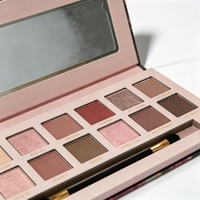 Boîte d'emballage cosmétique haut de gamme écologique personnalisée avec fermeture magnétique pour palette de fards à paupières, fond de teint, miroir, boîte en papier pour maquillage
