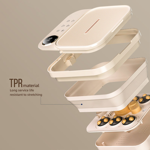 TAHATH Electric Heated Foot <b>Bath</b> <b>Foldable</b> Design with Massage Function, Smart Temp Control, Ideal Home Foot Care Therapy Device - Product Image 4