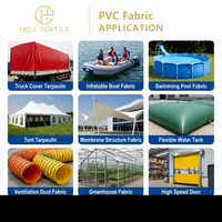 Bâche en tissu tissé robuste, imperméable et coupe-vent, enduite de PVC, 900-1450 GSM, gaufrée hexagonale, ignifuge