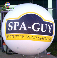 Globo Gigante Inflable de 2m, Globo Comercial Enorme de Helio para Decoraciones o Eventos