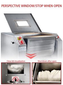 Mélangeur à pâte à pain <span class=keywords><strong>d</strong></span>'<span class=keywords><strong>usine</strong></span>, machine à pâte à pizza commerciale, mélangeur à farine, pétrin industriel - Product Image 3