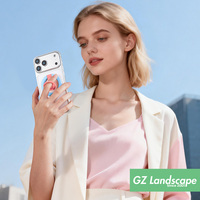 Support de téléphone rotatif en métal personnalisé, mignon, en forme de macaron, multifonctionnel, avec anneau magnétique anti-stress
