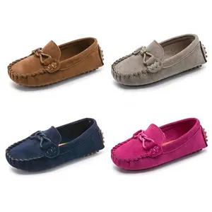 नई बच्चों लड़का और लड़की बच्चों के Moccasin लोफर नरम आकस्मिक नाव मटर जूते सस्ती जूते