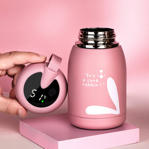 silverjet Vacuum Flask 350ml Smart Temperature Display Kids <b>Bottle</b> Portable Stainless Steel Keep <b>Warm</b> Cold Water <b>Bottle</b> - Product Image 5