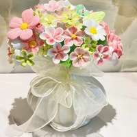 Fleur Éternelle Faite à la Main en Céramique, Fausses Marguerites Colorées, Fleurs Sauvages, Décoration d'Intérieur, Célébrations, Thanksgiving, Remise de Diplôme, Fête des Mères