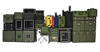 Flight case étanche et antichoc avec roues, 19 pouces, pour montage en rack, disponible en tailles 2U, 3U, 4U, 5U, 6U, 8U, 10U, 12U, 14U, 16U, 20U, 23U