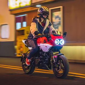 CFMoto Spring brezza <span class=keywords><strong>XO</strong></span> babbuino Racer Retro moto Full ABS versione - Product Image 3