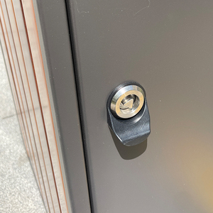 Ngoài Trời Thương Mại Tái Chế <span class=keywords><strong>Bin</strong></span> Bền Thép Không Gỉ Kim Loại Khung Và Gỗ Trang Trí Thùng Rác Có Thể Khóa Chất Thải <span class=keywords><strong>Bin</strong></span> Nhà Sản Xuất - Product Image 5