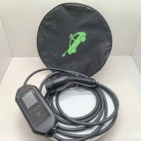 Nouvelle station de recharge de voiture électrique portable Type 2 16A/32A Courant réglable 3.5KW 7KW Chargeur EV monophasé AC IP54 3.67 pouces