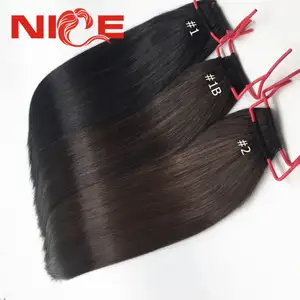 Wholesale Price colourful colour natural Hair Cotton Thread feathers no tip Hair Extension directly from China Factory