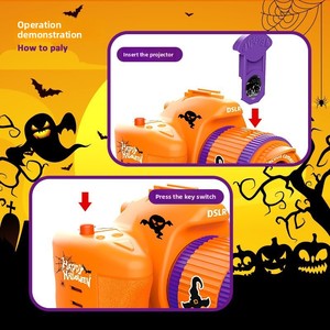 Proyector de Halloween para la temporada de terror, cámara decorativa de juguete para niños, de plástico - Product Image 4
