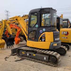 Mini-excavatrice Komatsu PC40MR, livraison gratuite, prix bas, excavatrice hydraulique sur chenilles d'occasion, nouveau modèle, excavatrice agricole - Product Image 1