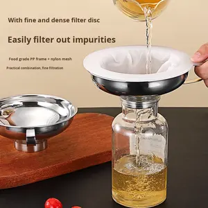 <span class=keywords><strong>Entonnoir</strong></span> à large bouche en acier inoxydable 304 épaissi <span class=keywords><strong>grand</strong></span> <span class=keywords><strong>diamètre</strong></span> <span class=keywords><strong>entonnoir</strong></span> de cuisine pour bouteille domestique - Product Image 4