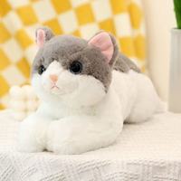 Bas quantité minimale de commande personnalisé Mini en vrac drôle chat en peluche ensembles bébé réconfortant en peluche animaux jouets de personnage/dessin
