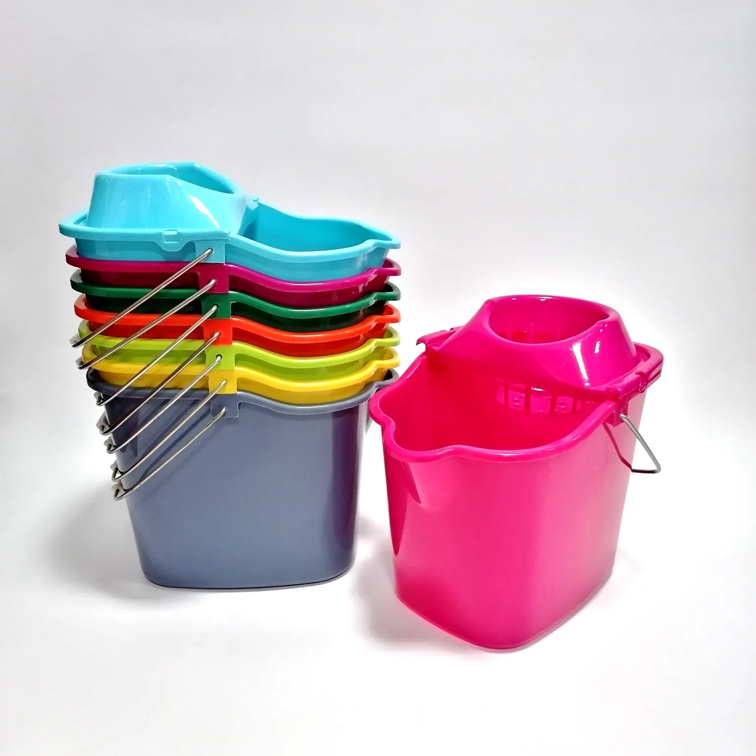 Accessori per la pulizia del produttore di plastica secchio per tergipavimento in plastica per la pulizia della scopa per la casa