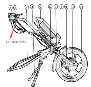 LVCO Therapy disabilitato sedia a rotelle handbike <span class=keywords><strong>silka</strong></span> de ruedas mobilityElectric sedia a rotelle Handcycle No elewark - Product Image 4