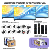 Nouvelle Arrivée Téléviseur Intelligent QLED UHD 24-110 pouces avec Système Android Bluetooth HDR10 pour un Setup Home Cinéma de Luxe, Télécommande Vocale LED, Dubaï