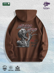 Sudadera con Capucha Gráfica <span class=keywords><strong>Antihero</strong></span> Stunned Studio, 100% Algodón, Almacén de EE. UU., 7 Colores - Product Image 3