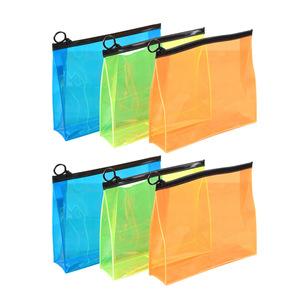 Borse Cosmetiche Personalizzate con Cerniera, Impermeabili, per Pennelli da Trucco, con Logo Personalizzato, in PVC Trasparente, per Donne - Product Image 1