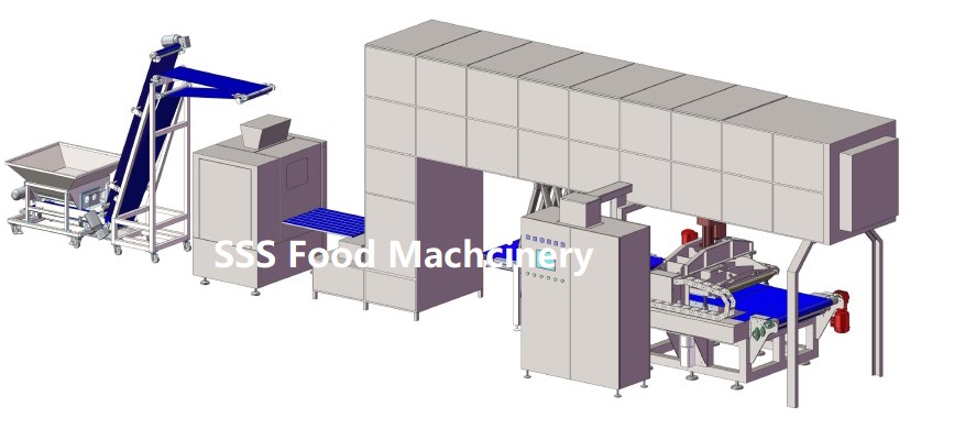 25 Inch 35 Inch Press Industrial Tortilla Production Line Silver Color