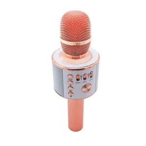 उच्च गुणवत्ता H12 पोर्टेबल KTV पेशेवर वायरलेस माइक्रोफोन होम कराओके मिनी पोर्टेबल माइक्रोफोन