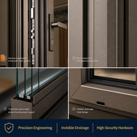 Profilé en aluminium pour fenêtre de sécurité |   Design Européen |   Structure acoustique antivol haute résistance pour appartement (graphique)