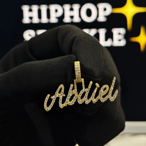 Pendentif personnalisé en argent sterling 925 avec moissanite, style hip-hop glacé, bijou de luxe pour hommes et femmes, déclaration de mode style rap - Product Image 5