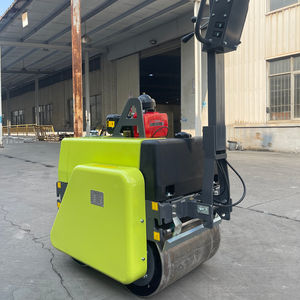 Nouveau Compacteur Vibratoire Manuel à Double Tambour Diesel de 0,6 Tonne (550 kg/330 kg) pour Asphalte, Marque Chinoise, Vente Chaude - Product Image 2