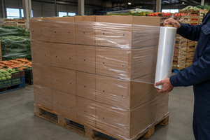 Film étirable pour palette Wande 500 mm x 300 m LLDPE, film rétractable transparent souple pour emballage en rouleau - Product Image 5