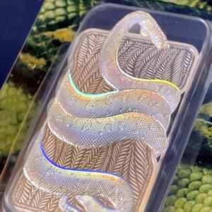 Anaconda vert Bar PET Coin Blister Card Natures Grip Suisse 1 Oz .9999 Fine Silver Coin Dalle Blister Packaging - Product Image 4