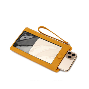 Trendy RFID Supporto di Carta Delle Donne della chiusura lampo Della Borsa Della Moneta di Modo dell'unità di elaborazione Del Telefono Delle Cellule del cuoio bifold signore frizione portafogli - Product Image 6