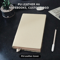 Carnet de notes A6 en cuir PU ROYO D-078, 100 grammes, 80/100 feuilles, personnalisable avec logo, couverture souple de haute qualité, idéal pour cadeau d'entreprise ou de bureau, vente en gros