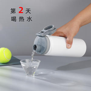 Hydro Flask Stainless Steel Water Bottle 32 Oz Insulated Vacuum Flask <b>For</b> Outdoor Sports Travel <b>Car</b> Use White - Product Image 2