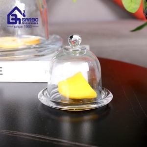<span class=keywords><strong>Plat</strong></span> à dessert de style européen avec dôme en verre, ensemble de citronnades, plateau à gâteau avec couvercle, petit couvercle, <span class=keywords><strong>cloche</strong></span> en verre transparent avec plateau pour mariage - Product Image 5