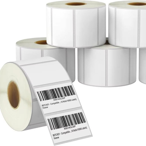 Rouleau d'étiquettes thermiques 57x32mm, 800/1000 étiquettes autocollantes, autocollant de code-barres compatible avec l'imprimante <span class=keywords><strong>Zebra</strong></span> GK420d <span class=keywords><strong>ZD420</strong></span> - Product Image 1