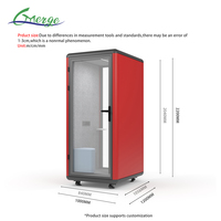 Cabine de bureau portable en promotion, petite cabine téléphonique, espace de travail privé, modules de bureau amovibles, facile à installer