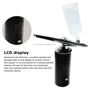 Pistolet à air comprimé multifonctionnel avec écran LCD sans fil pour tatouages, maquillage des sourcils, nail art, coloration de gâteaux - Product Image 6