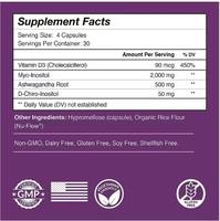 OEM Myo D-Chiro Inositol 40 1 Gélules Souples Marque Privée Complément Alimentaire Soutien Équilibre Hormonal Ginseng D3 Pilules pour Femmes