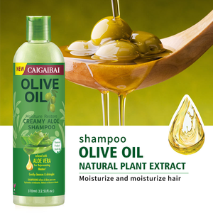 Shampooing de luxe à l'aloe vera naturel et sain, huile d'olive, sans sulfate, pour hommes et femmes, vente chaude - Product Image 3