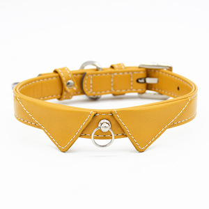 Commercio all'ingrosso diretto della fabbrica di pelle morbida collari per cuccioli di cane con <span class=keywords><strong>parole</strong></span> incise per impedire agli animali domestici di perdersi - Product Image 3