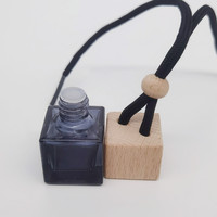 Bouteille de parfum en verre pour voiture, dispositif de ventilation automatique, diffuseur de parfum, vide, rechargeable, pour pendentif, huile essentielle, 400 ml 5ml