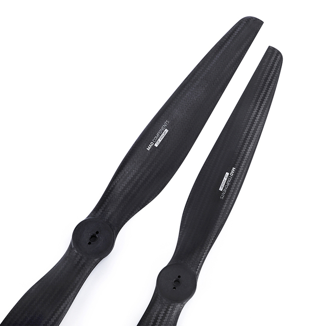 MAD FLUXER VTOL 22.1x8.8 Inch Super-Light Carbon Fiber & Resin Drone Props with 15kg Thrust Limit for Big Drones