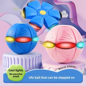 <span class=keywords><strong>Palla</strong></span> Elastica in Plastica con Ventosa, Disco Volante Magico Deformabile, Giocattolo Educativo per Bambini da Interno ed Esterno - Product Image 2