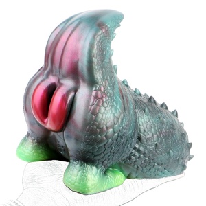 G6609 Masturbador de Silicona Suave, Juguete Sexual de Fantasía con Forma de Boca de Serpiente, Cabeza de Lagarto, Copa de Masturbación, Venta al por Mayor - Product Image 1