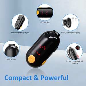 Mini Walkie Talkie <span class=keywords><strong>Radio</strong></span> <span class=keywords><strong>2</strong></span> vie <span class=keywords><strong>Radio</strong></span> 25 canali 400-470mhz gamma 0.5W citofono - Product Image 4