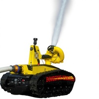 Robot de lutte contre l'incendie multifonction Guoxing RXR-M40D-11KT en promotion, intelligence artificielle, canon à eau 40L/S, portée eau 65M/foam 60M
