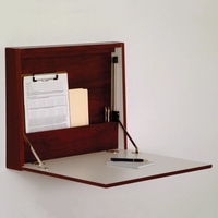 Bureau mural minimaliste moderne étagère de rangement de bureau multifonctionnelle peu encombrante station de travail de bureau flottante pliante en bois