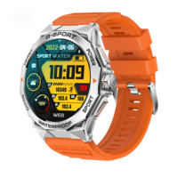 Reloj Inteligente K62 Redondo con Pantalla AMOLED de 1.43 Pulgadas, Múltiples Modos Deportivos, Llamadas Bluetooth, Música para Deportes al Aire Libre para Hombres