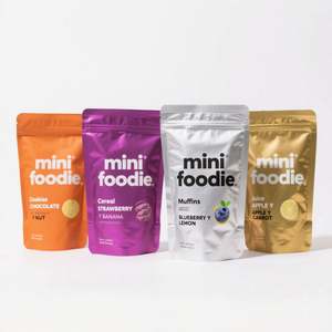 Biodegradable Custom White Kraft Paper Stand up Ziplock Food Tea Packaging <b>Bags</b> Pouch - Product Image 2