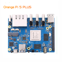 Orange Pi 5 Plus 8G RK3588, ordinateur monocarte avec deux ports Ethernet 2.5G et extension PCIE, compatible avec Android, Ubuntu, Debian OS